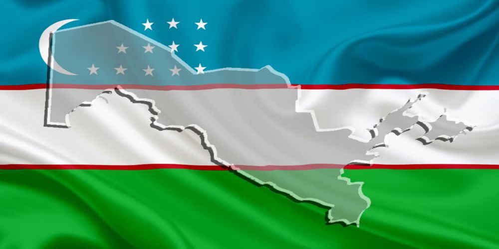флаг Республики Узбекистан