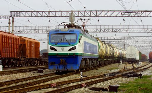 железнодорожная станция Республики Узбекистан